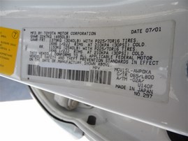 2001 LEXUS RX300 WHITE 3.0 AT AWD Z20064